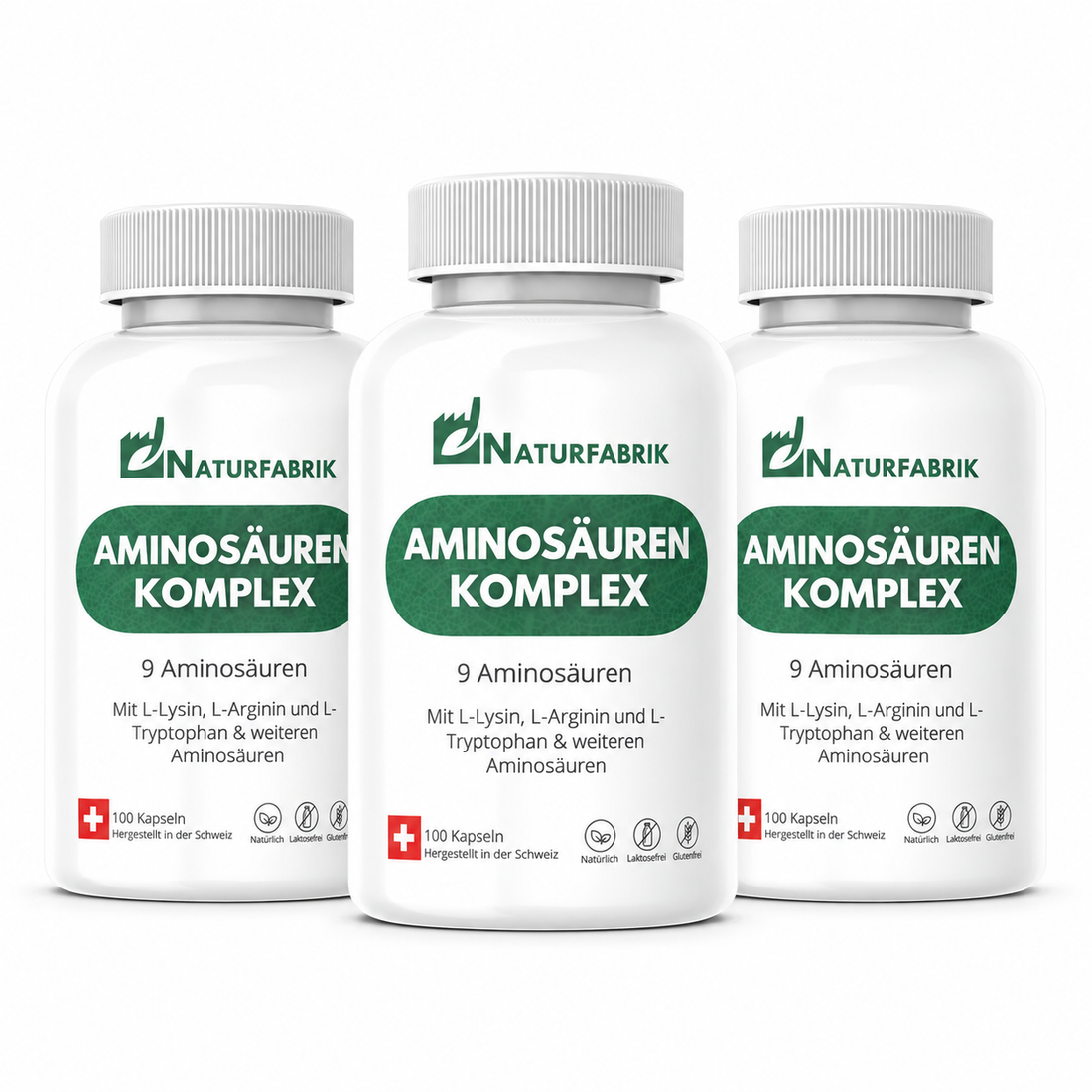 NATURFABRIK Aminosäuren-Komplex Kapseln 300 Stk (Trio)