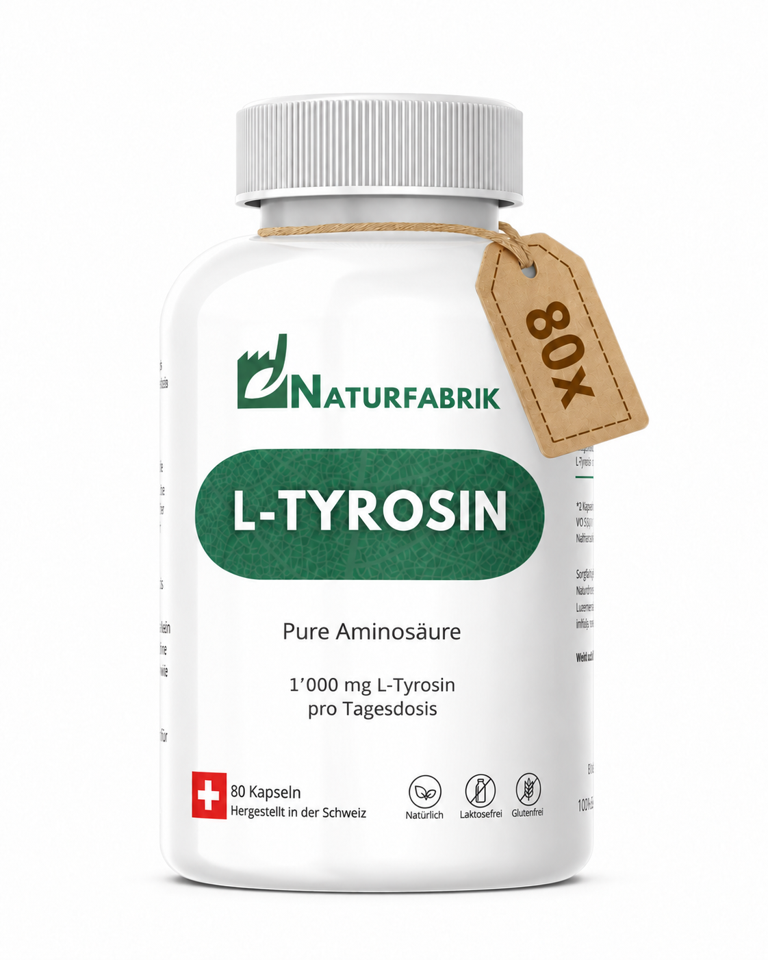 NATURFABRIK L-Tyrosin 80 Kapseln
