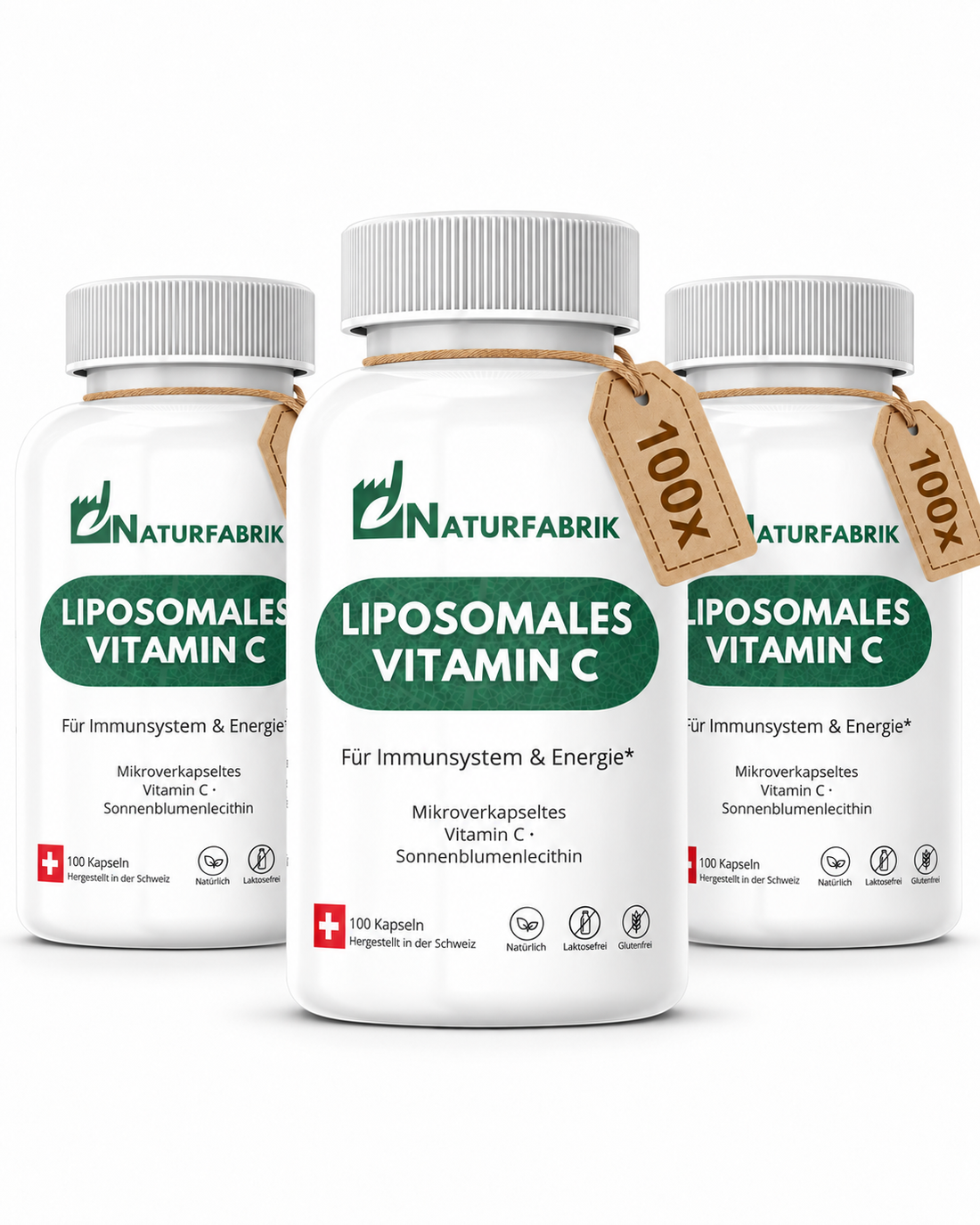 NATURFABRIK Liposomales Vitamin C 300 Kapseln Trio
