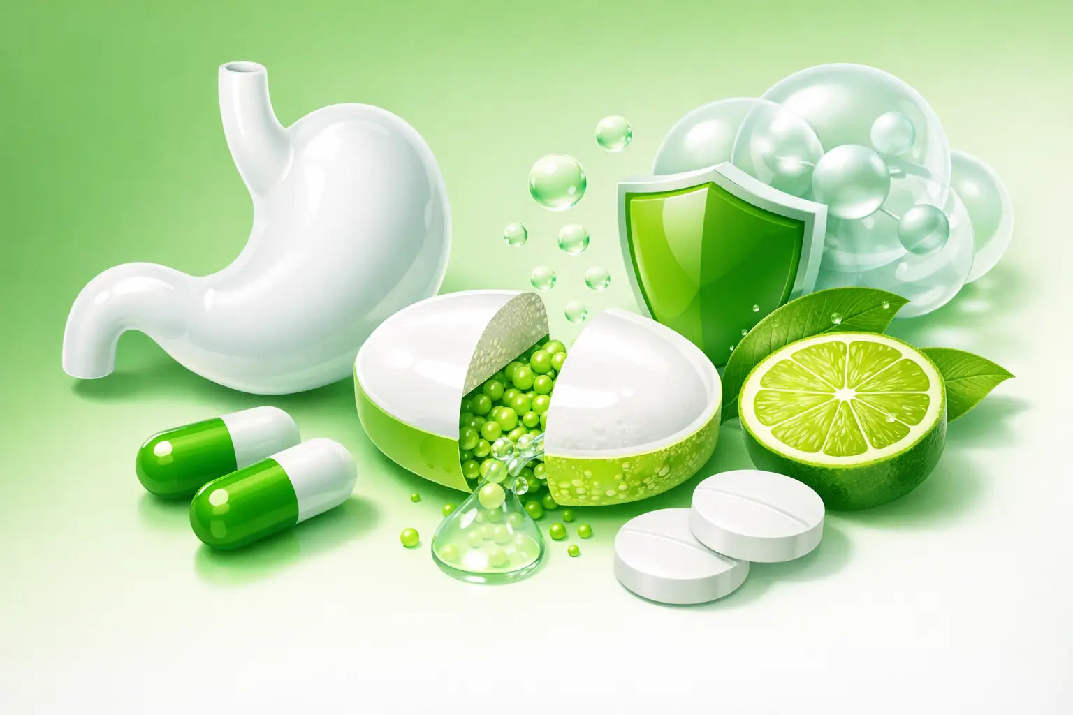Gepuffertes Vitamin C magenfreundlich erklärt