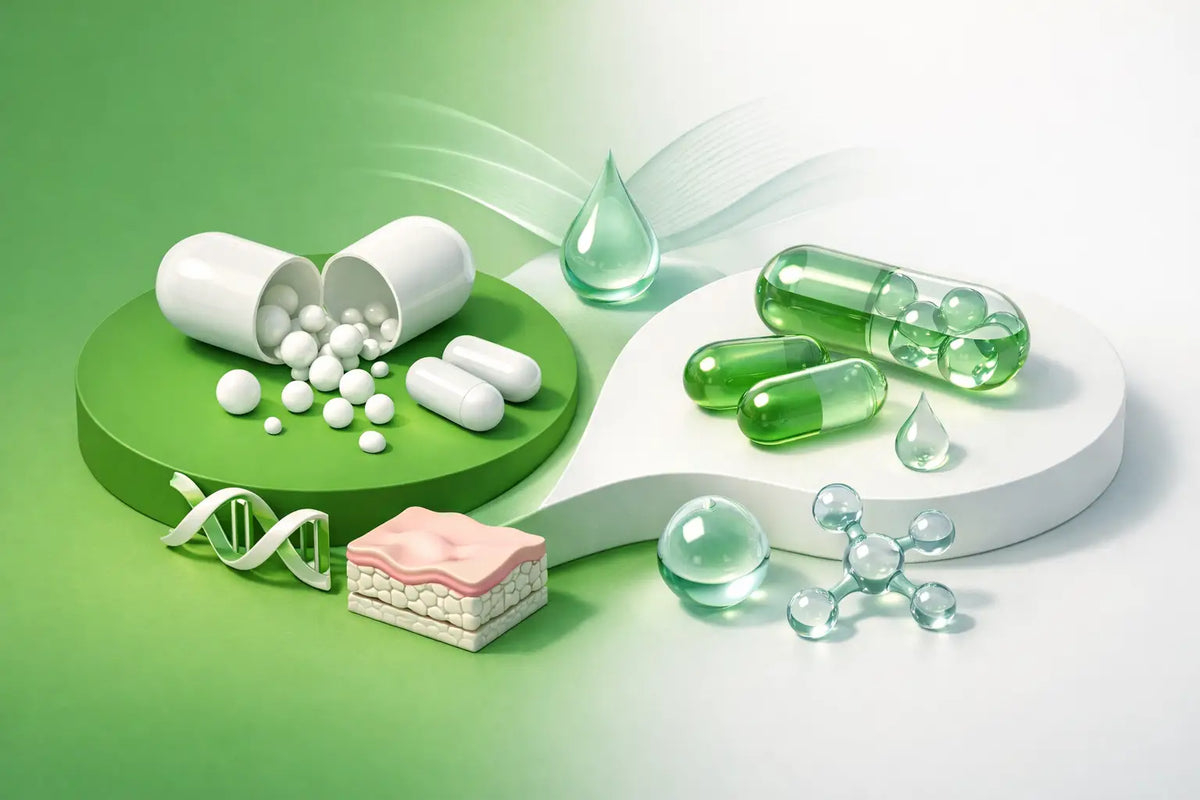 Collagen oder Hyaluron Kapseln richtig wählen