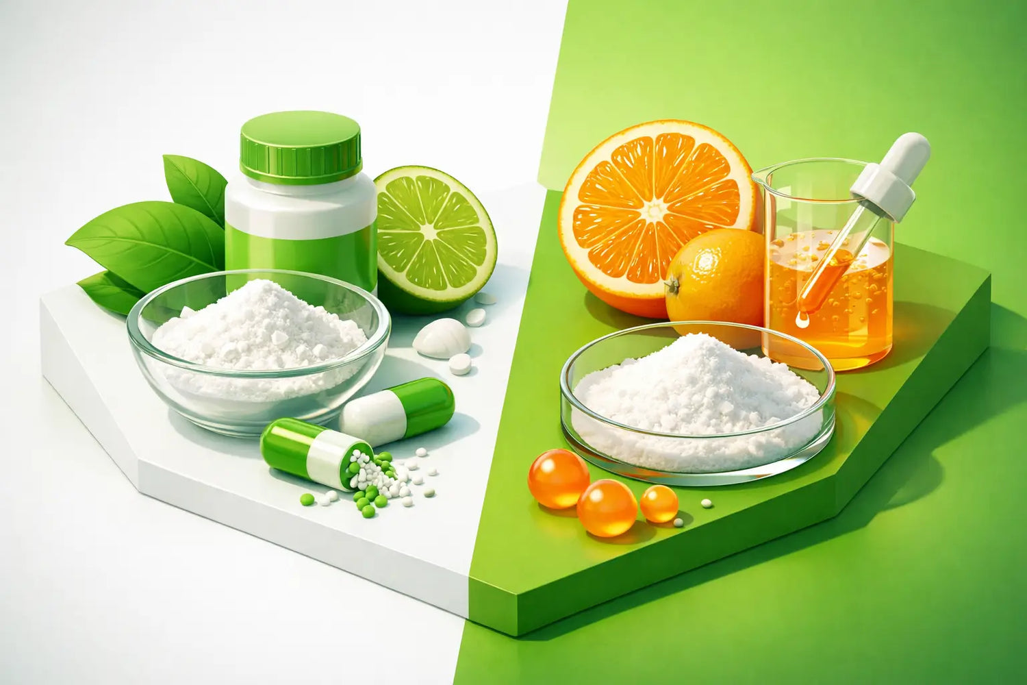 Vitamin C gepuffert oder Ascorbinsäure?