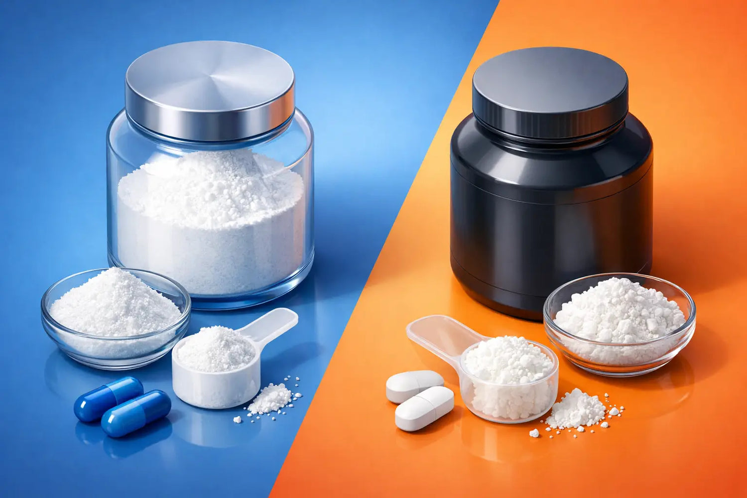 Creatin anhydrat vs. creatin monohydrat