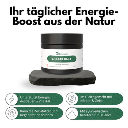 DrogerieMarkt24 - DrogerieMarkt24 NATURFABRIK Shilajit Harz 30 g - DrogerieMarkt24