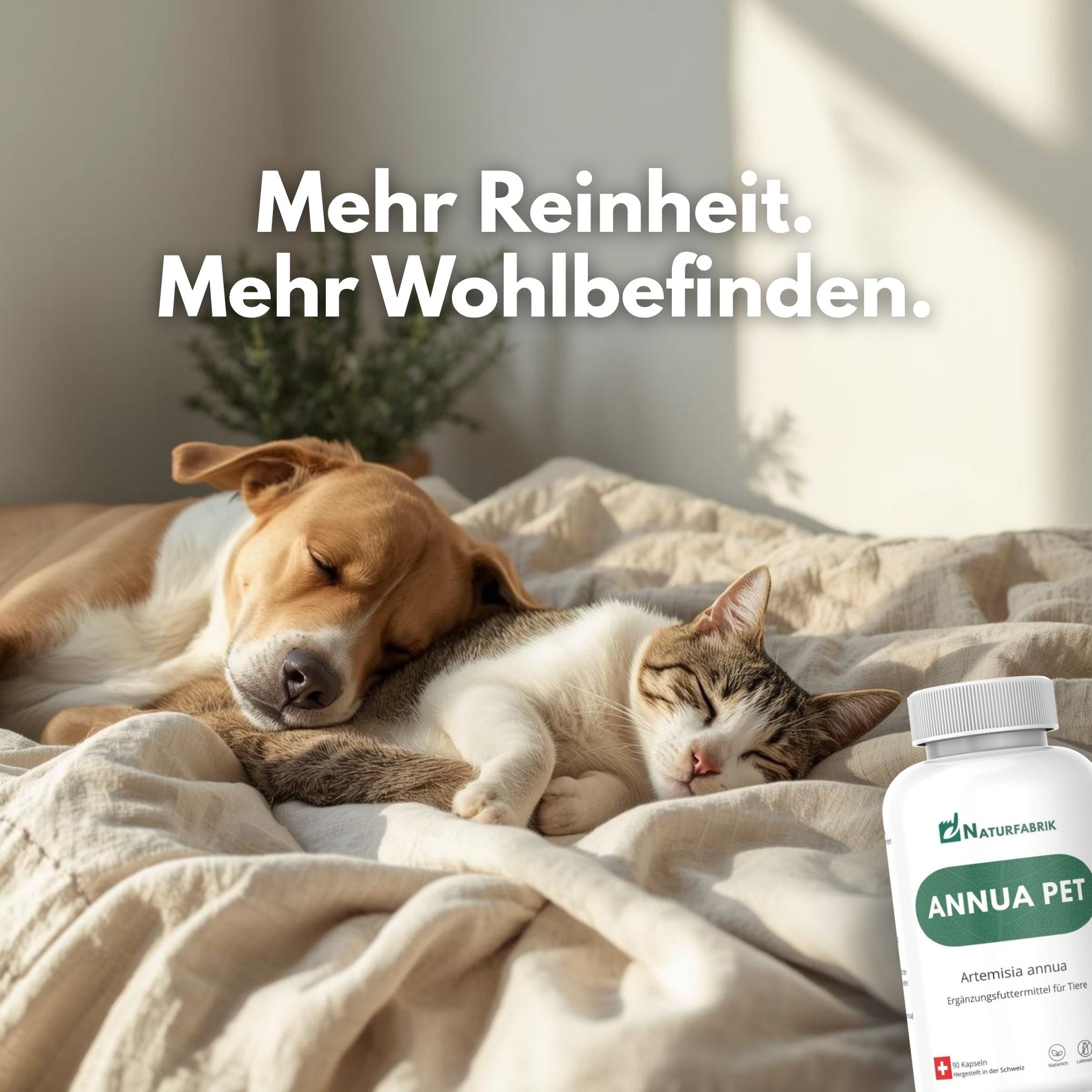 DrogerieMarkt24 - DrogerieMarkt24 NATURFABRIK Annua Pet 90 Kapseln - DrogerieMarkt24