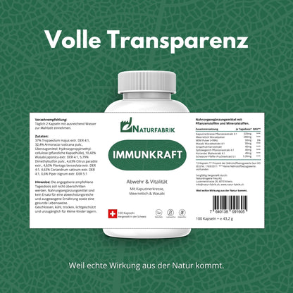 DrogerieMarkt24 - DrogerieMarkt24 NATURFABRIK Immunkraft Kapseln 100 Stk - DrogerieMarkt24