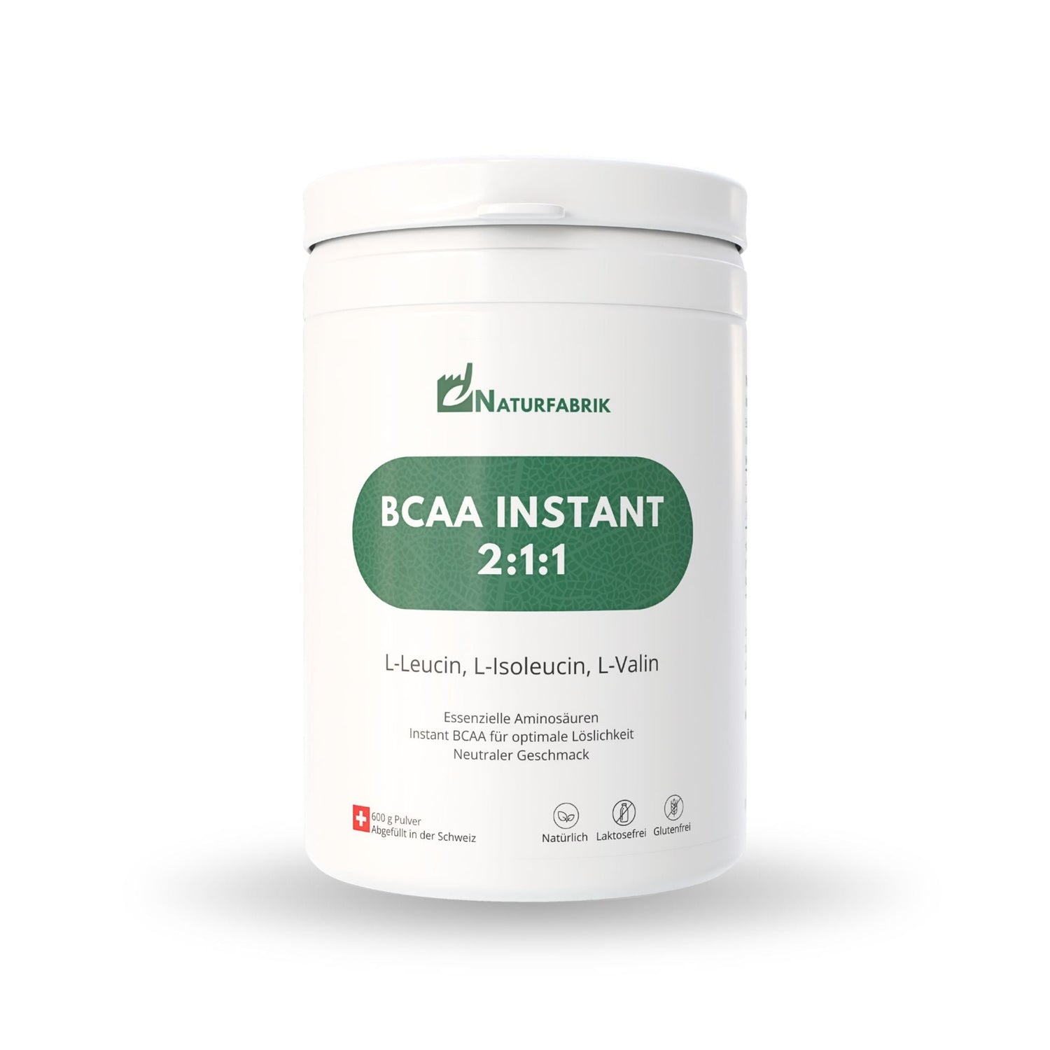 NATURFABRIK BCAA Instant 2:1:1 Pulver 600 g