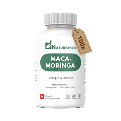 DrogerieMarkt24 - DrogerieMarkt24 NATURFABRIK Maca-Moringa Kapseln 100 Stk - DrogerieMarkt24