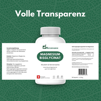 DrogerieMarkt24 - DrogerieMarkt24 NATURFABRIK Naturpower Duo – Creatine Monohydrate Pulver &amp; Magnesium Bisglycinat Kapseln - DrogerieMarkt24