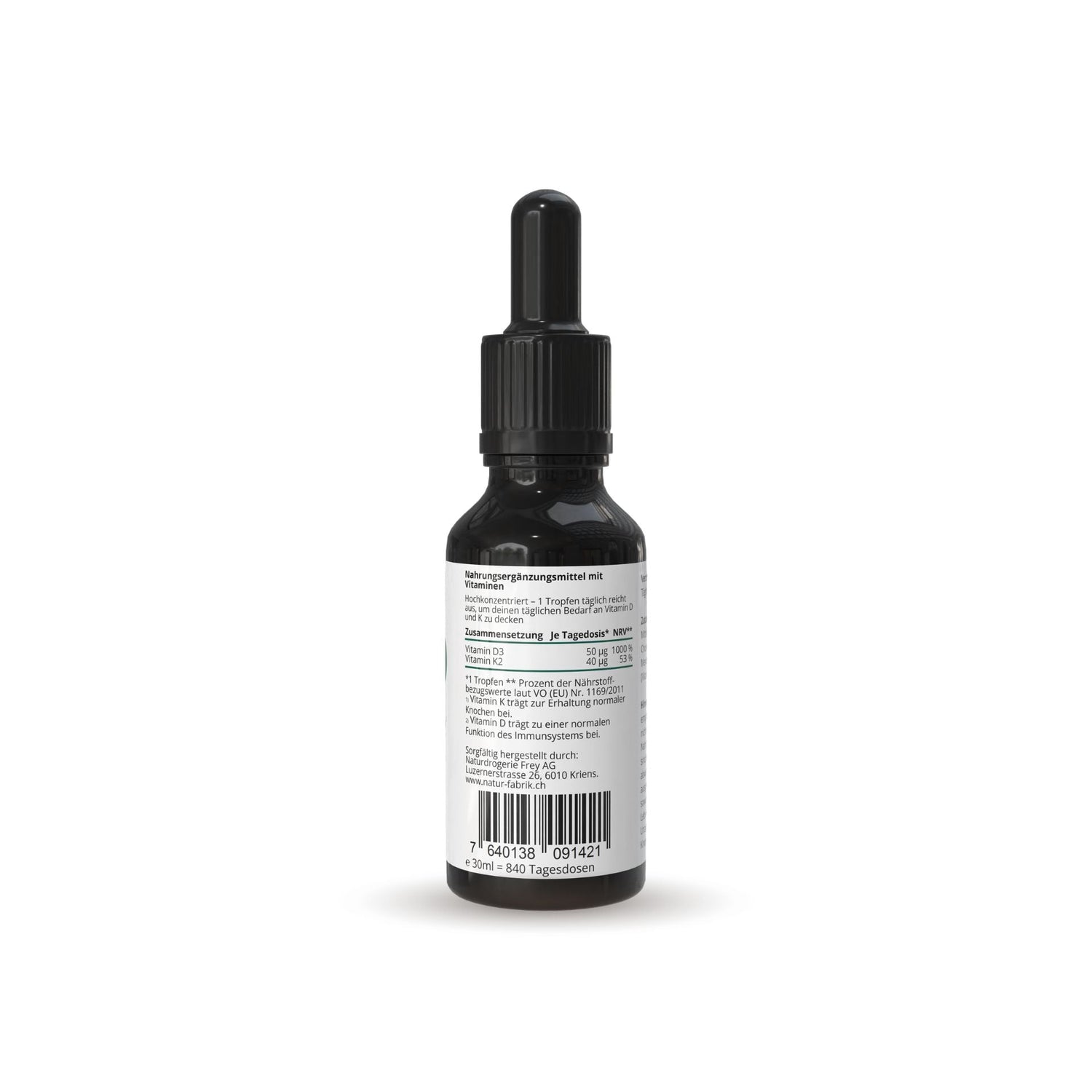 DrogerieMarkt24 - DrogerieMarkt24 NATURFABRIK Vitamin D3+K2 Tropfen 30 ml - DrogerieMarkt24