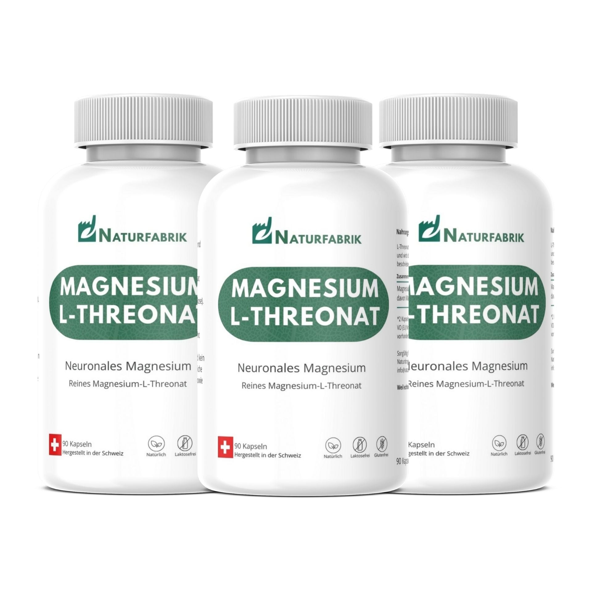 DrogerieMarkt24 - DrogerieMarkt24 NATURFABRIK Magnesium-L-Threonat Kapseln 270 Stück (3er) - DrogerieMarkt24