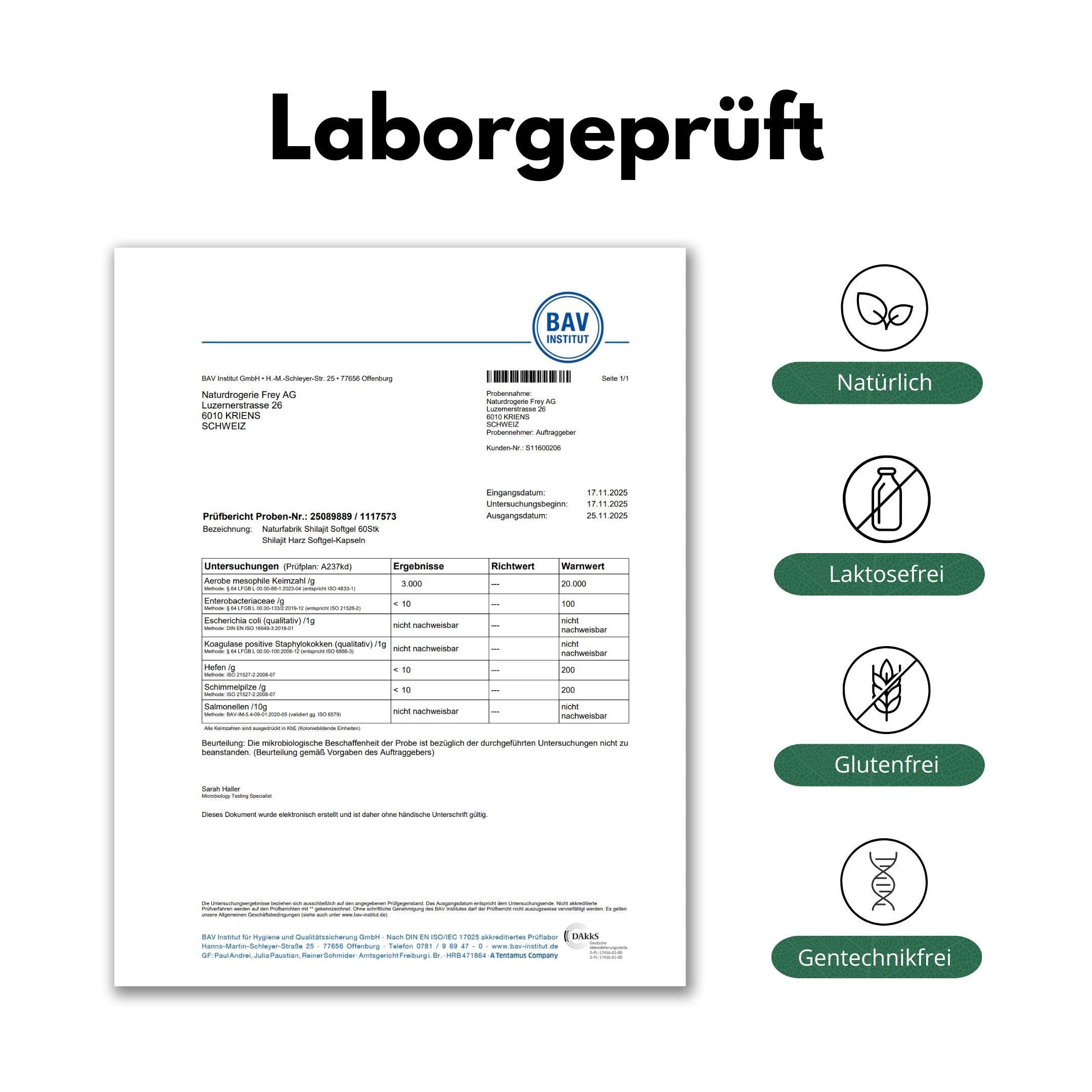 DrogerieMarkt24 - DrogerieMarkt24 NATURFABRIK Shilajit Softgel Kapseln 60 Stück - DrogerieMarkt24