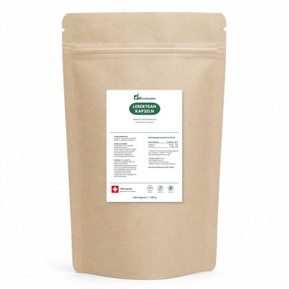 NATURFABRIK Lebertran Kapseln 1000 Kapseln (BULK Doybag)