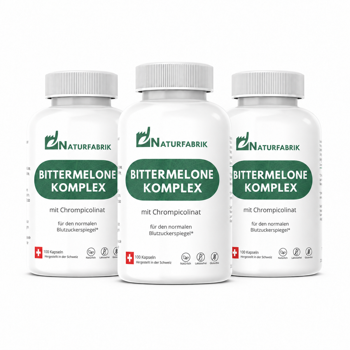 NATURFABRIK Bittermelone Komplex Kapseln 300 Stk (Trio)