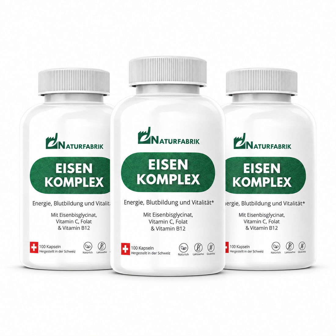 NATURFABRIK Eisen-Komplex Kapseln 300 Stk (Trio)