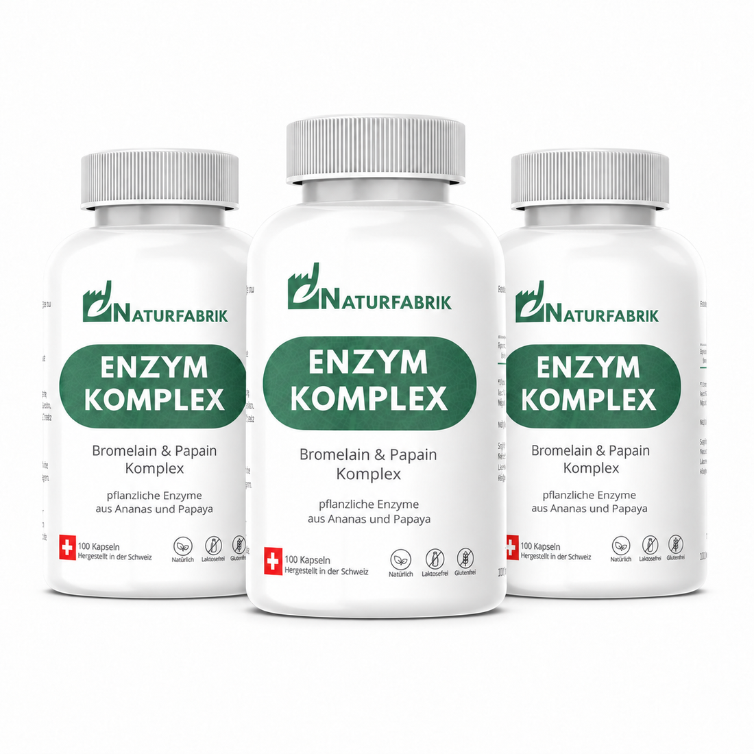 NATURFABRIK Enzym Komplex Kapseln 300 Stk (Trio)