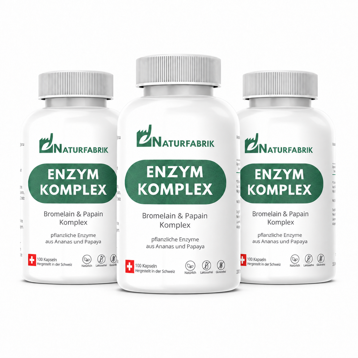 NATURFABRIK Enzym Komplex Kapseln 300 Stk (Trio)