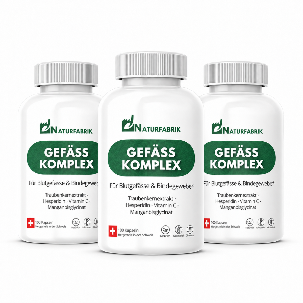 NATURFABRIK Gefäss-Komplex Kapseln 300 Stk (Trio)