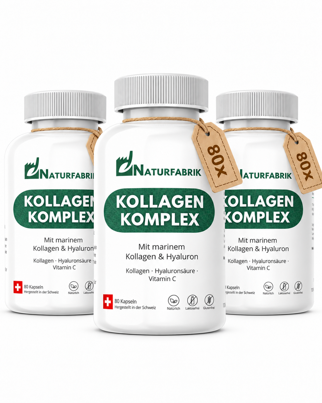 NATURFABRIK Kollagen Komplex 240 Kapseln Trio