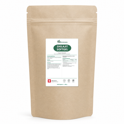 NATURFABRIK Shilajit Softgel Kapseln 1000 Kapseln (BULK Doybag)