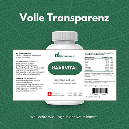 NATURFABRIK Haarvital Kapseln 540 Stk (Trio)