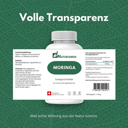 NATURFABRIK Moringa Kapseln 300 Stk (Trio)