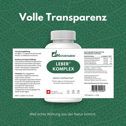 NATURFABRIK Leber-Komplex Kapseln 300 Stk (Trio)