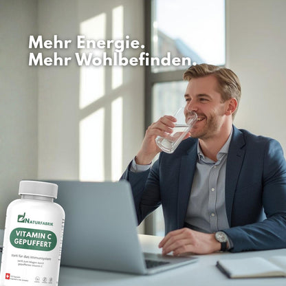 NATURFABRIK Vitamin C Gepuffert Kapseln 300 Stk (Trio)