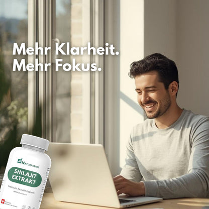 NATURFABRIK Shilajit Mumijo Extrakt Kapseln 270 Stk (Trio)