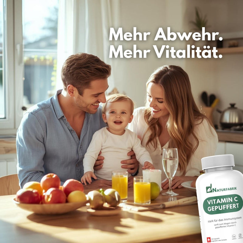 NATURFABRIK Vitamin C Gepuffert Kapseln 300 Stk (Trio)