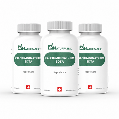 NATURFABRIK Calciumdinatrium EDTA Kapseln 300 Stück (Trio)